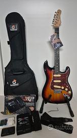 chitarra elettrica, amplificatore ed altro