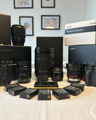 FUJI KIT ( Fujifilm X-T3 Sigma Samyang )