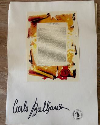 Stampa di Carlo Balliana. Prova d’autore