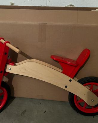 Bici senza pedali  babymoto in legno