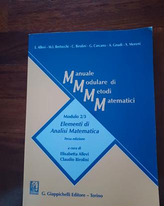 Elementi di analisi matematica