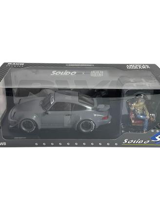 Modellino Solido American Diorama 1/18 Porsche