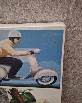 Stampa su tela canvas a tema Vespa