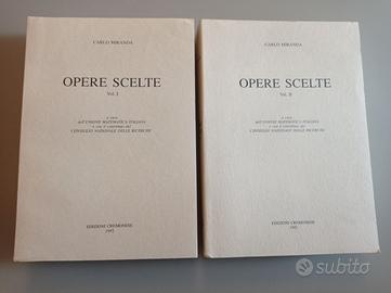 Opere (matematiche) scelte 1+2 - Carlo Miranda
