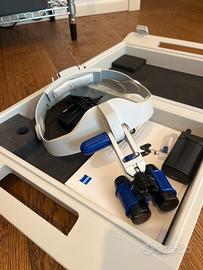 Caschetto Zeiss Prismatico con luce Lobo