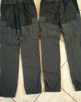 pantaloni divisibili trekking uomo 