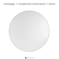 specchio rotondo bisellato Nuovo