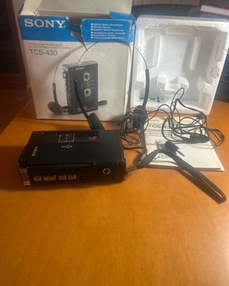 Sony TCS-430 Stereo Cassette-Corder Vintage Wakman