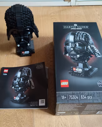 lego 75304 star wars helmet casco darth vader usat