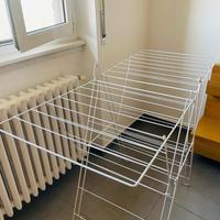 Stendibiancheria bianco pieghevole