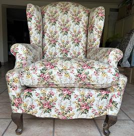 Elegante poltrona Bergère