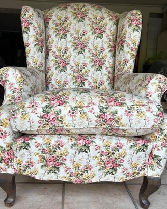Elegante poltrona Bergère