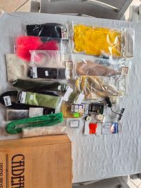 materiale pesca a mosca costruzione 