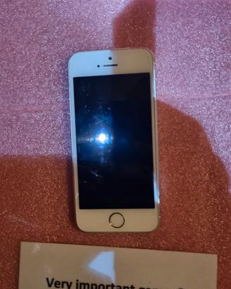 1512-Smartphone Apple iPhone 5S A1457 Oro
