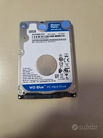 hard disk 500GB western digital blu