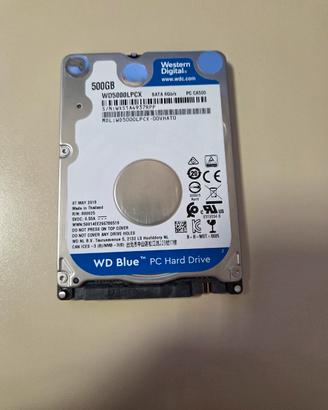 hard disk 500GB western digital blu