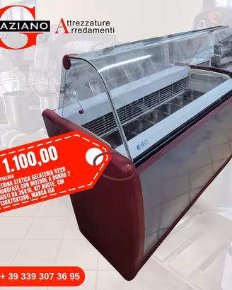 VETRINA GELATERIA banco gelati 7 GUSTI STATICO 
