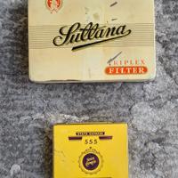 set scatole portasigarette vintage 