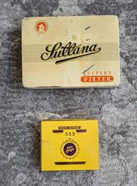 set scatole portasigarette vintage 