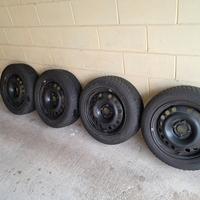 cerchi ferro 15" con 4 fori 10x10