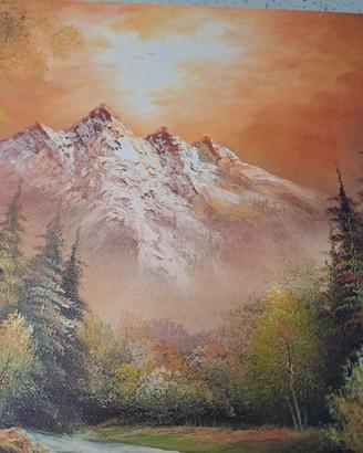 Quadro con paesaggio 