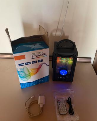 Radio ricaricabile funzionante 50 watt