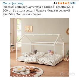 Letto montessoriano da una piazza e mezzo