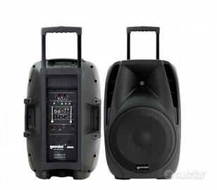 Cassa portatile 150W con microfoni