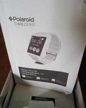 orologio polaroid Time zero bianco