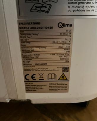 Climatizzatore portatile Qlima