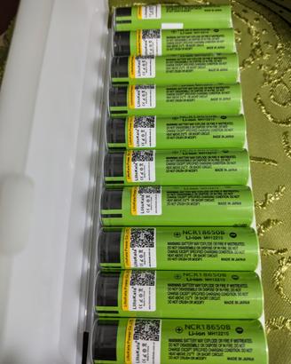 10 batterie litio 18650 LiitoKala NUOVE
