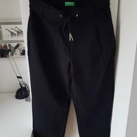 Pantaloni sportivi neri Benetton, taglia M