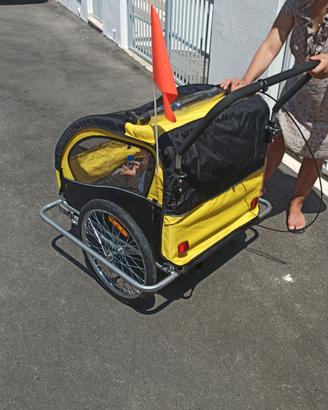 Rimorchio bicicletta per bambini 