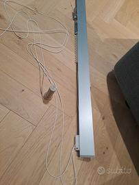 Mazza per tenda da interno grigio satinato