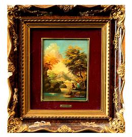 opera quadro in cornice storica tassinari 