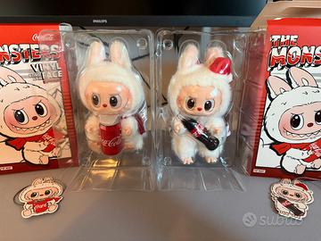 2x Labubu Coca Cola Happy Factory e Surprise Shake