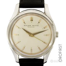 Wyler Vetta Incaflex Classic Steel 36mm ref 8171-1