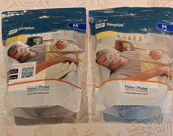2 Maschere cpap Simplus taglia M Resmed