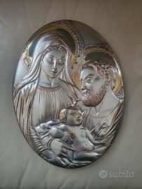 Quadro Sacra Famiglia ovale