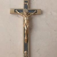 Crocifisso da parete con Teschio Adamo