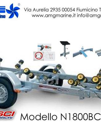 Rimorchio Cresci N1800BCR