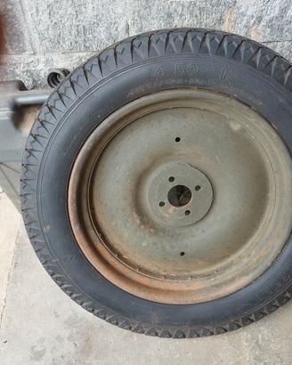 ruota completa per motocarro guzzi