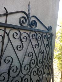 cancello ferro battuto 180X130 un'anta EPOCA