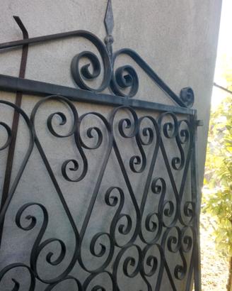 cancello ferro battuto 180X130 un'anta EPOCA