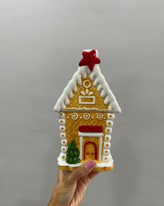Biscottiera casa di Natale