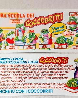 Cartina Coccodritti  -sorpresine kinder 1993