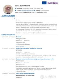 Cassiere , call center inbound