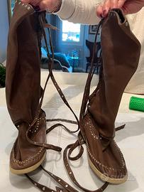 Stivali Hector originali, indianini vera pelle,