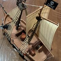 Galeone pirati playmobil incompleto vintage