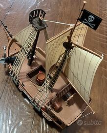 Galeone pirati playmobil incompleto vintage